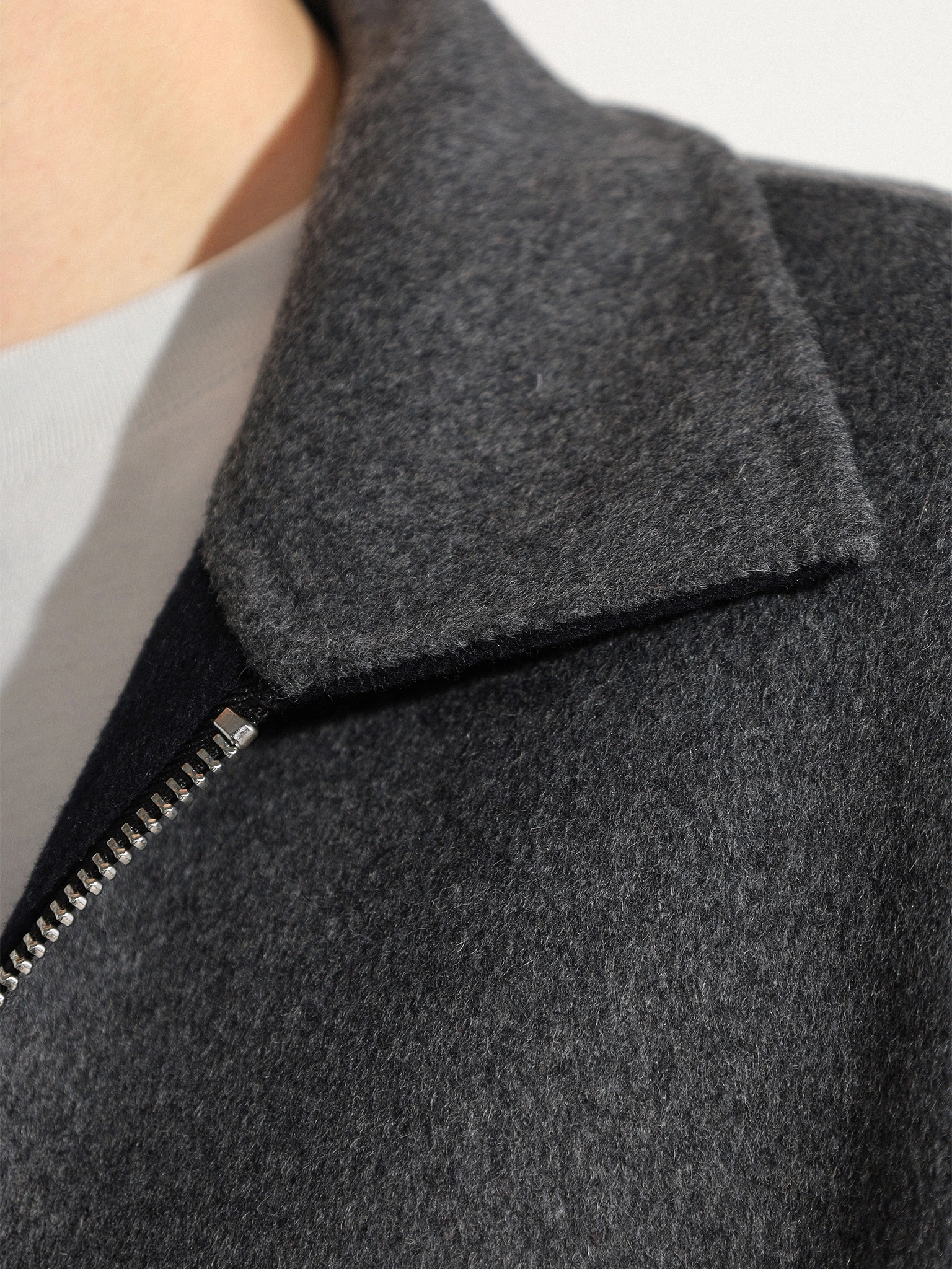 Куртка двусторонняя из смесовой шерсти